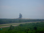 The shuttle launch pad