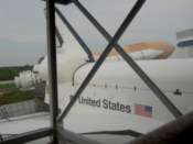 Back of a shuttle