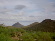 A distant peak