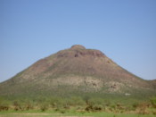 A hill visible from the same area
