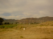 The landscape just a little way out of Malaga
