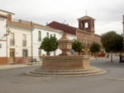 The center of Bobadilla, where I changed train