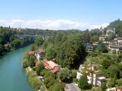 The river through Bern