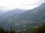 Wengen on a couldy day