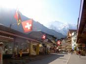 The main street of Wengen