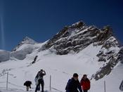 On the snow
