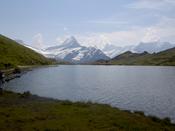 Accross the lake to the peaks