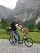 Me on a scooter
