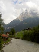 The river at Grund, getting high
