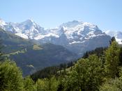 View from Grutschalp station