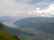 Interlaken and lake Brienz