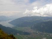Interlaken and lake Brienz