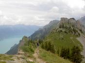 The path - it's pretty much a ridge walk...