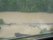 Flooding in Bern this time - houses were deep in water