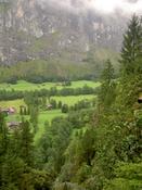 View accross the valley from the falls