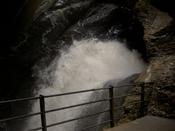 A huge torrent of water