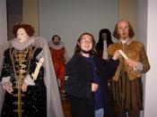 You see, actually I wrote the works of Shakespeare then gave them to him...