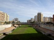 This long grassy track runs through Malaga