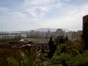 Looking over Malaga one way...