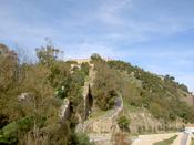 The (closed) walk to the other part of the castle