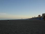 Fuengirola port in the distance