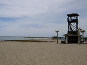 The beach