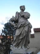 Statue near St. Peter and Paul Cathedral