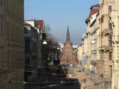 Comenius Church in this distance