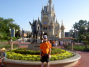 Me by the Walt Disney statue