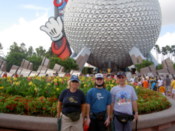 Karen, myself and Gary at Epcot