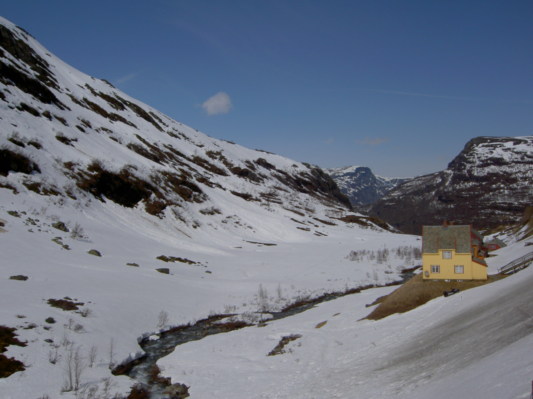 A view along the railway from Oslo to Bergen