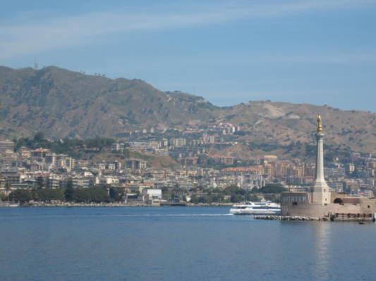 View from the train ferry